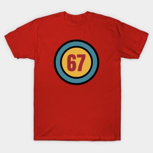 The Number 67 - sixty seven - sixty seventh - 67th T-Shirt